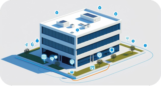 smart building with iot sensors