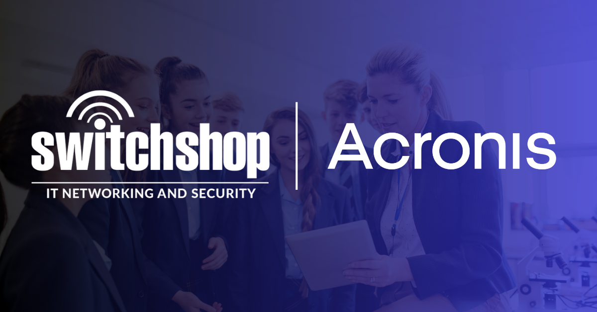 Switchshop Named Acronis Education Partner of the Year