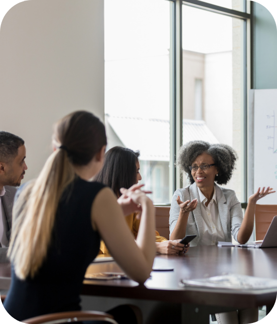 board members meet to set direction for non-profit