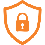 lock in a shield
